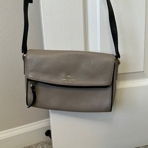 Beige & black Kate Spade crossbody